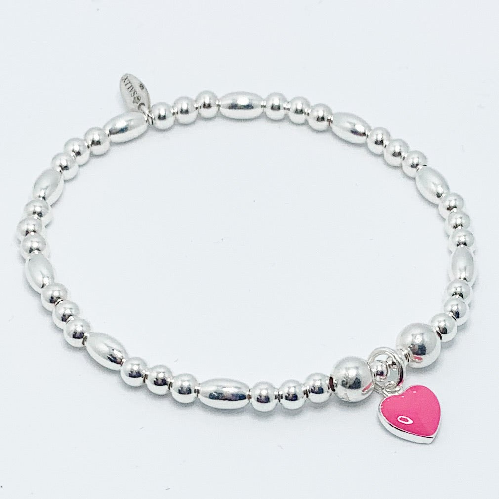 Pink Heart Bracelet