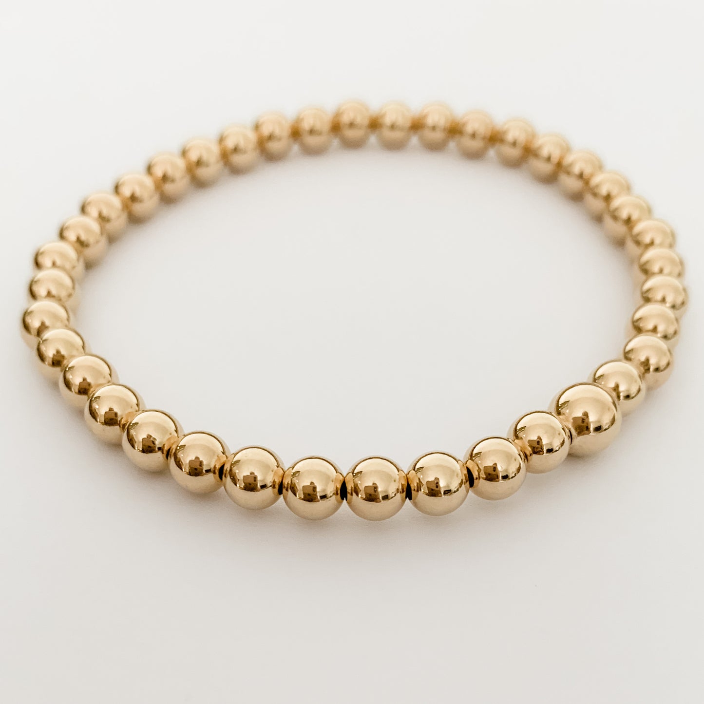 14kt Gold Bead Bracelet