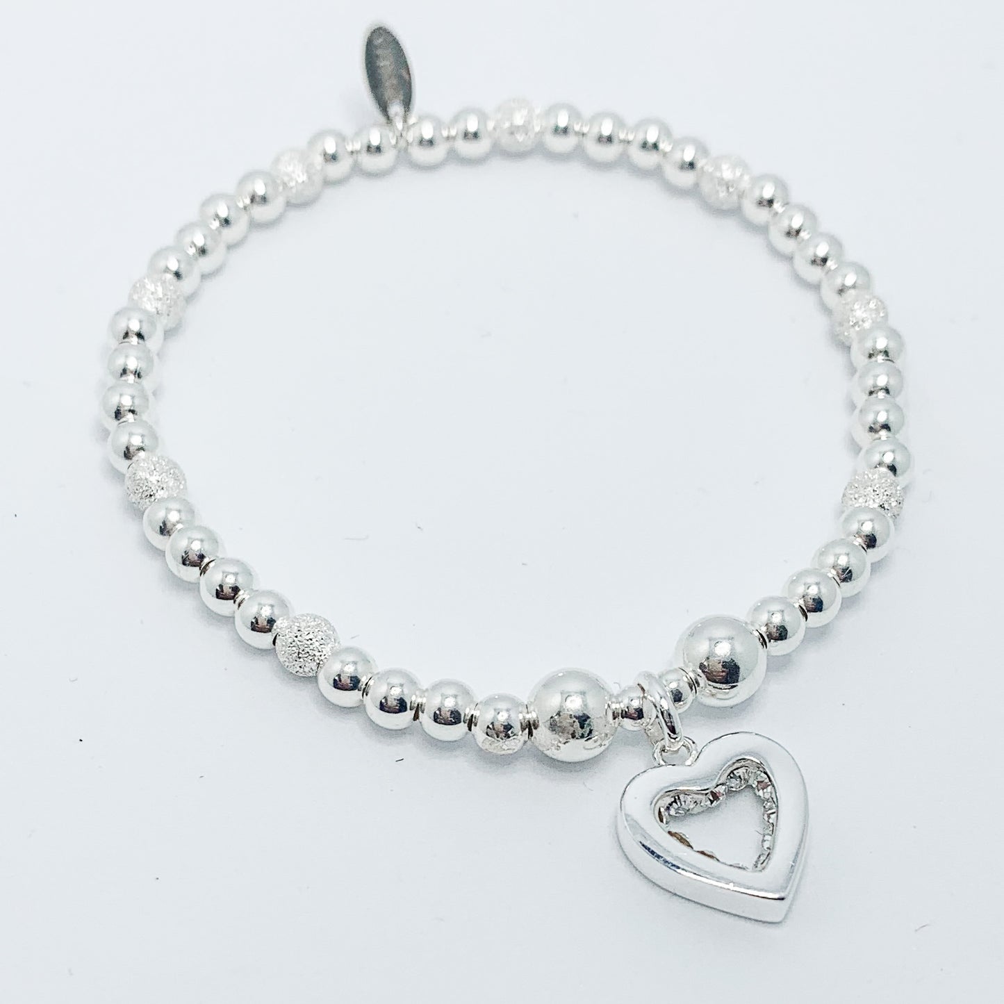 Heart Geode Stardust Bracelet