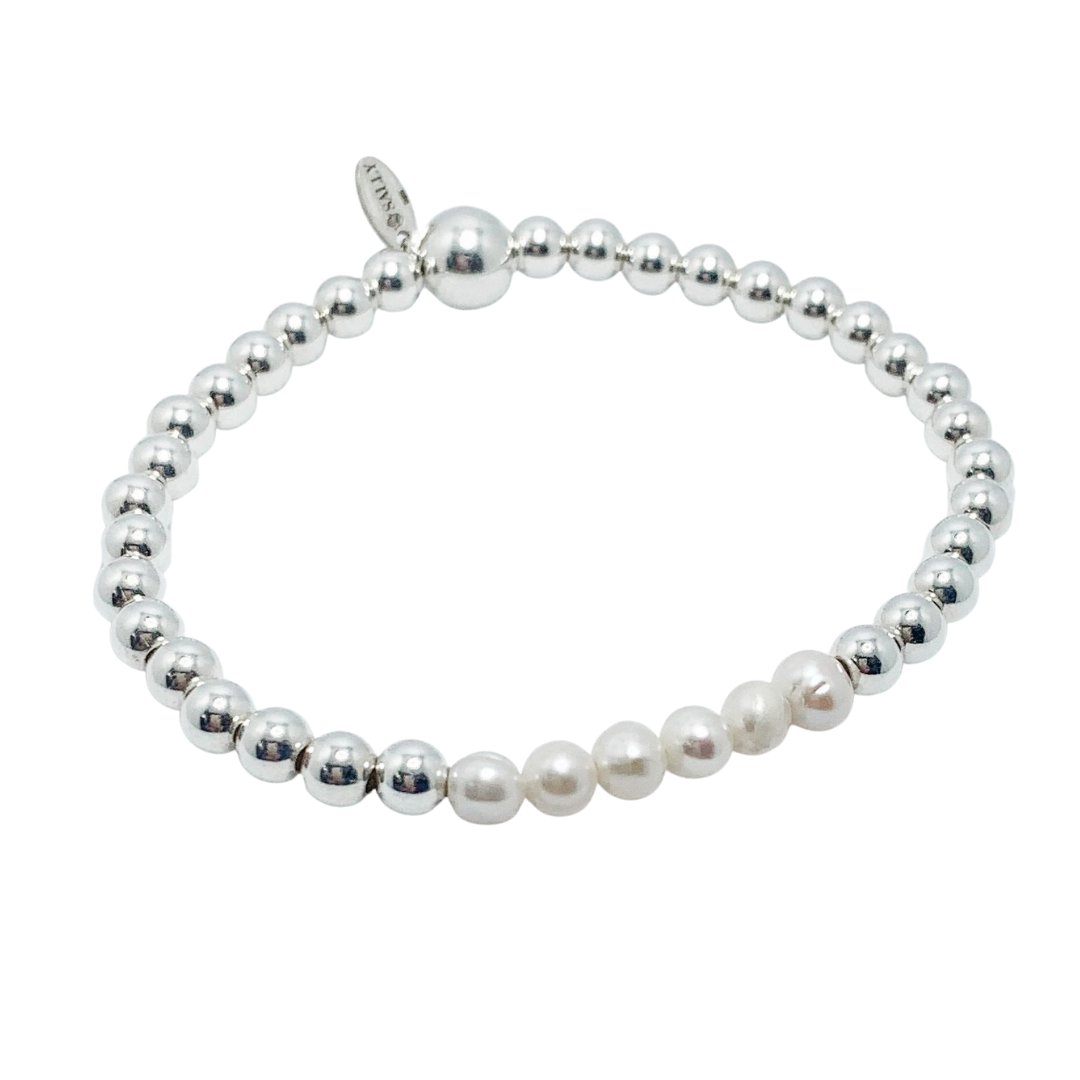 Sterling Silver and Freshwater Pearl Bracelet
