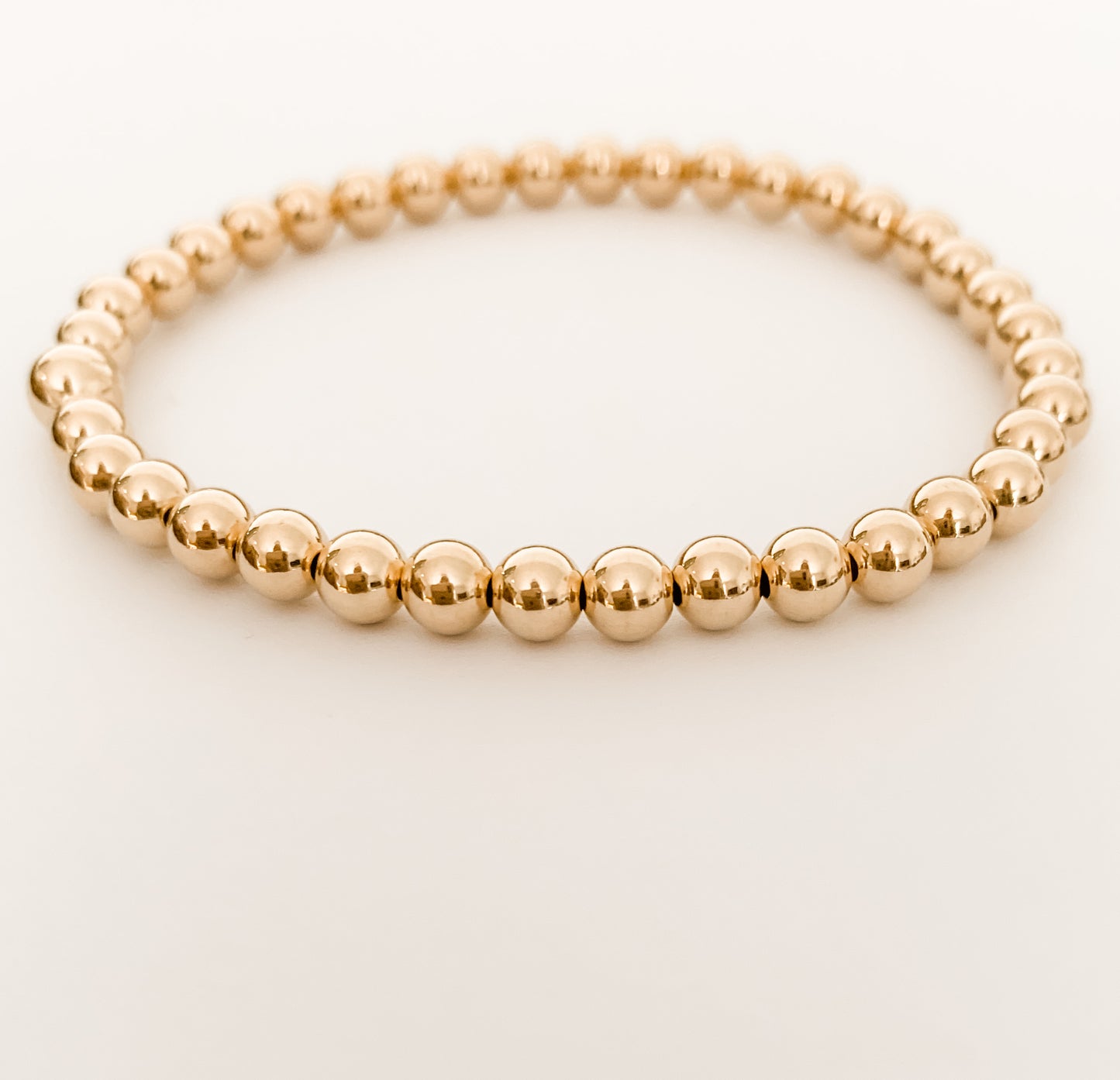 14kt Gold Bead Bracelet