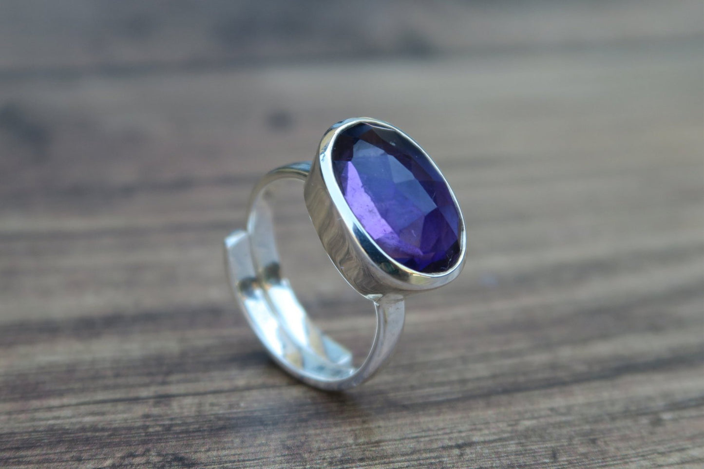 Amethyst Silver Ring