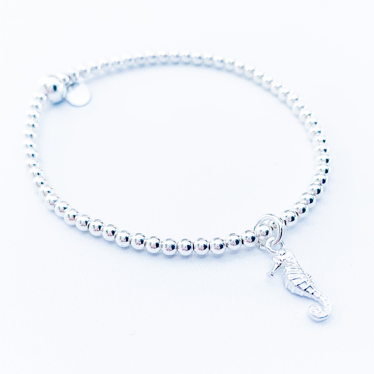 Mini Silver Seahorse Bracelet