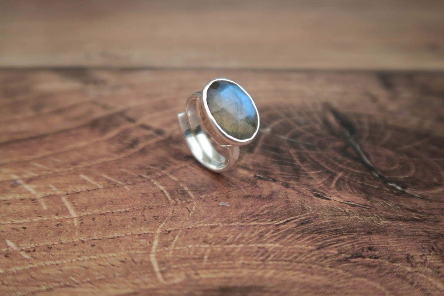 Labradorite Silver Ring