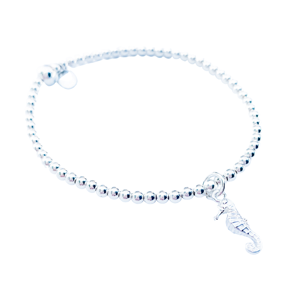 Mini Silver Seahorse Bracelet